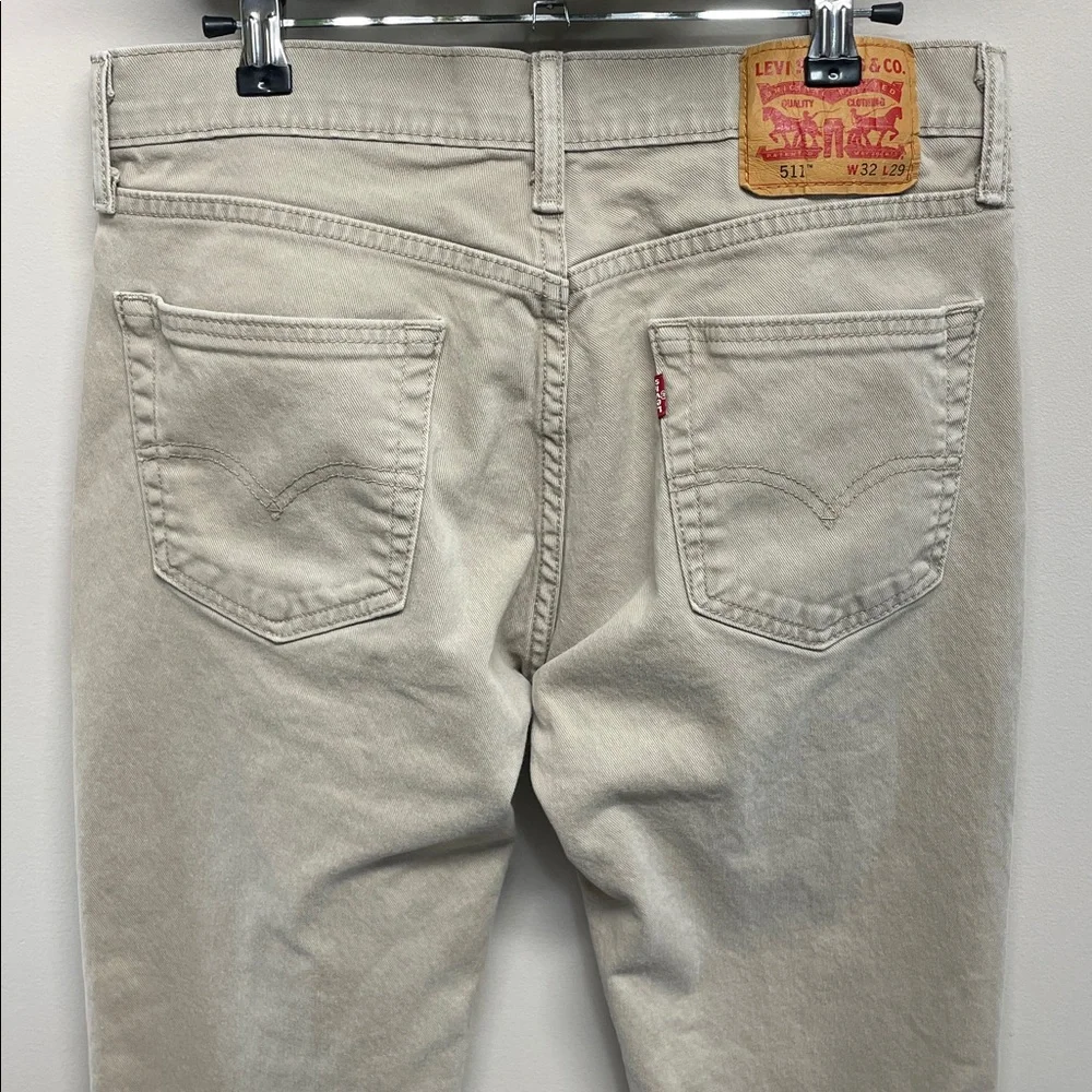 Levi’s 511 Slim Fit Khaki Denim Jeans W32 L29